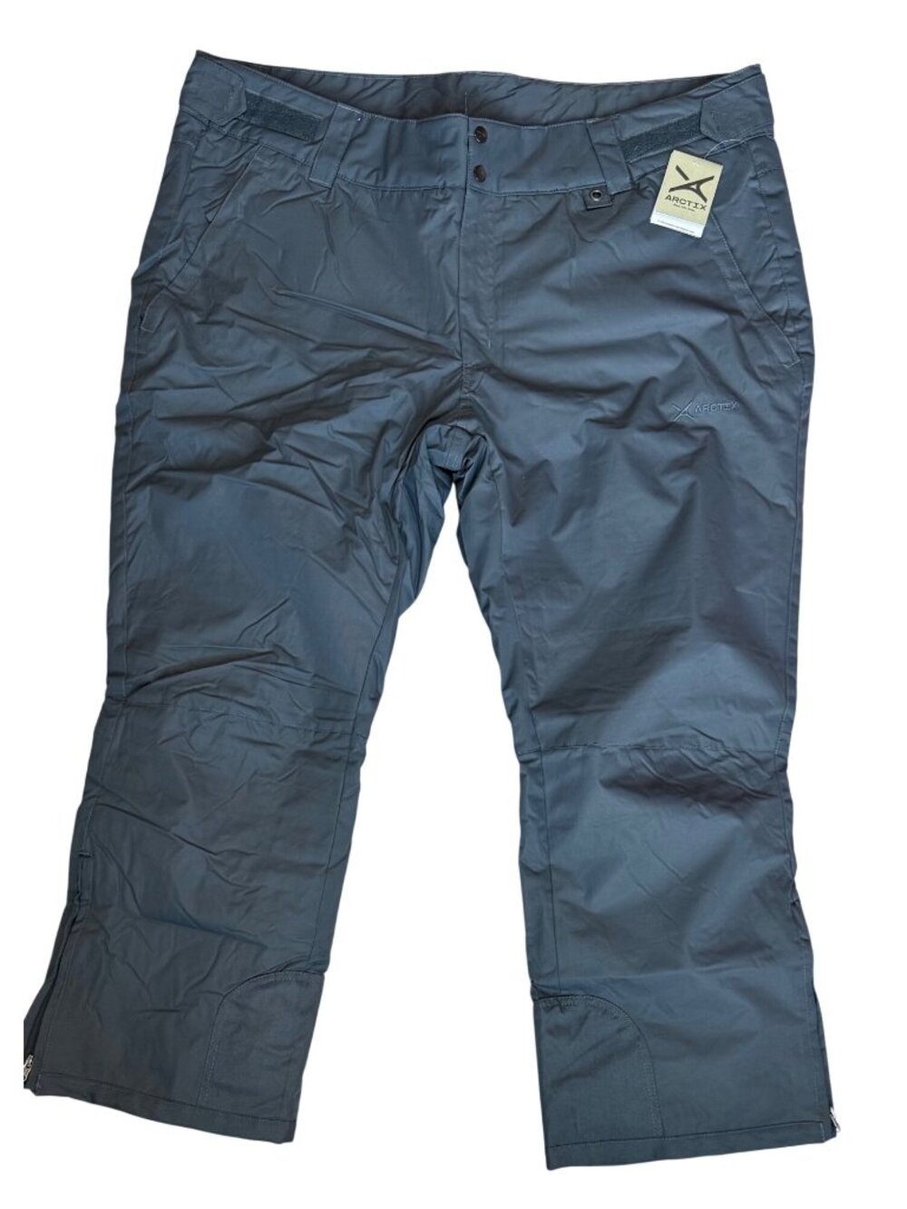 Arctix Snow Ski Pant New Womens 3X Insulated Steel Grey 24W-28W Inseam 31" NWT